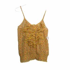 Bongo Juniors Boho Style  Floral Blouse Sz L